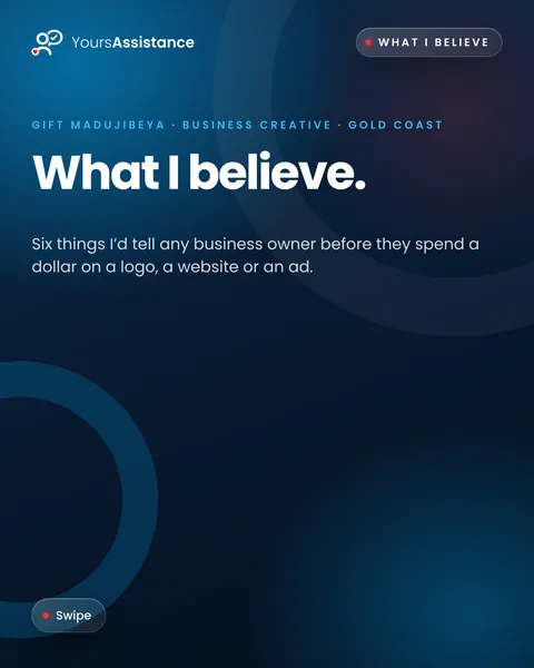 What I believe, post 1